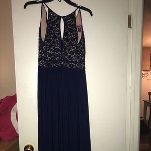 Navy blue formal dress